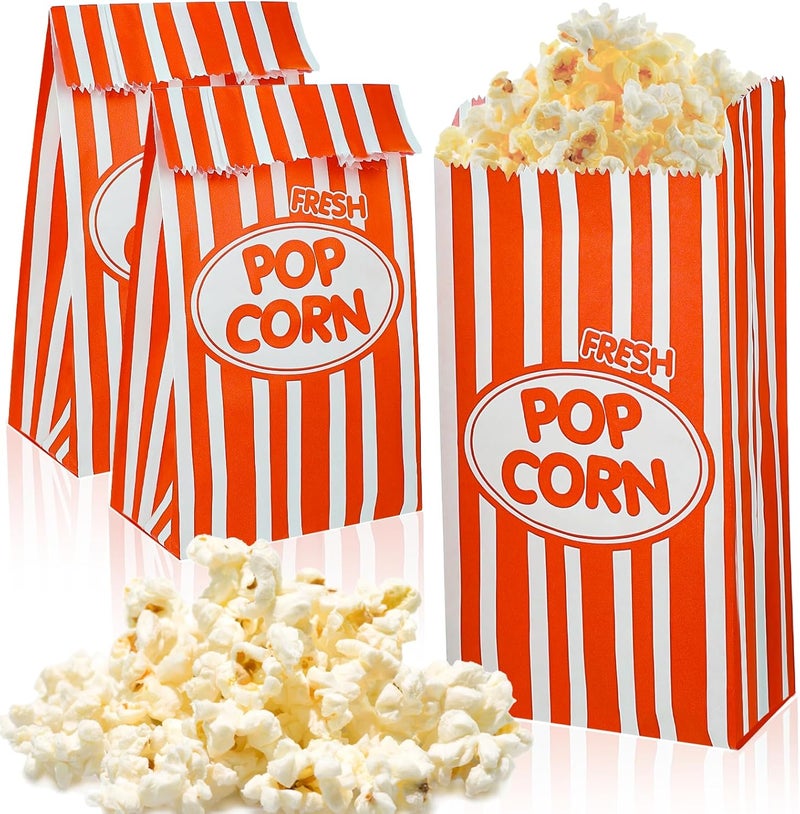 Ysglory 300 PCS Popcorn Bags 1 Oz Small Popcorn Bag Individual Servings Bulk Pop Corn Bags for Machine Party Movie Night Christmas Supplies - Image 1
